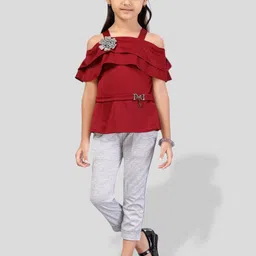 BAESD Girls Top With Trousers-image-26