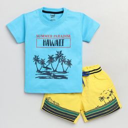 Toonyport Boys Blue & Yellow Printed Cotton Blend Clothing set-picture-18