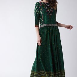Pannkh Women Printed High-Low Top with Palazzos Co-Ords Set-picture-13