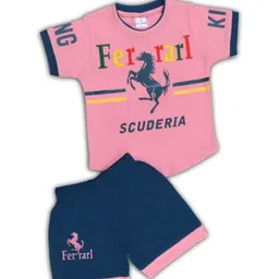 BAESD Boys Printed T-shirt with Shorts-image-85