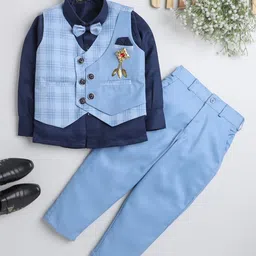 BAESD Boys 3 Checked Piece Suit-picture-6