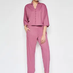 AND Extended Sleeves Shirt With Trousers-81