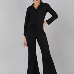 Golden Kite Women Ruched Top With Bell Bottom Trousers-picture-32