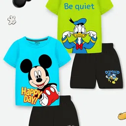 YK Disney Boys Printed T-shirt With Shorts-image-31