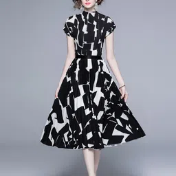 JC Collection Women Printed Top with Skirt Co-Ords-image-61