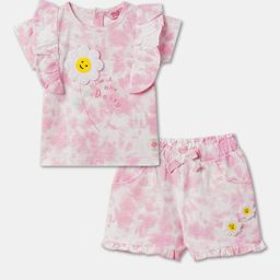 R&B Infant Girls Printed Pure Cotton Top with Shorts-picture-34