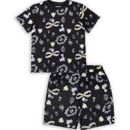 Growing Tree Kids Printed T-shirt With Shorts-49