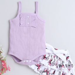 BUMZEE Girls Sleeveless Bodysuit & Skirt-image-26