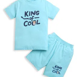 ZIP ZAP ZOOP Boys Printed Pure Cotton T-shirt with Shorts-image-35