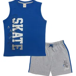 Clothe Funn Boys Printed T-shirt with Shorts-image-13