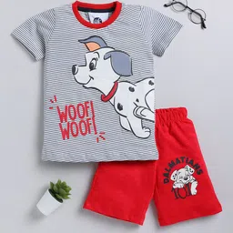 YK Boys Printed Pure Cotton T-shirt With Shorts-picture-8
