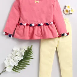 Toonyport Girls Pure Cotton Top With Trousers-image-38