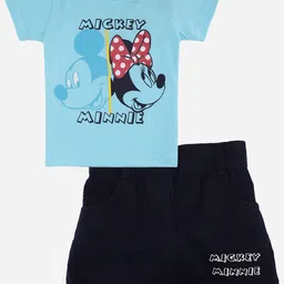 Bodycare Kids Girls Minnie & Friends Printed T-shirt With Short-image-44