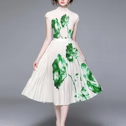 JC Collection Floral Printed Top & Skirt Co-Ords Set-picture-52