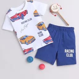 BUMZEE Boys Printed T-shirt with Shorts-picture-38