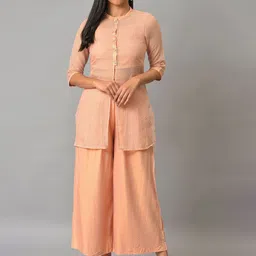 AURELIA Women Layered Kurti with Palazzos-picture-26