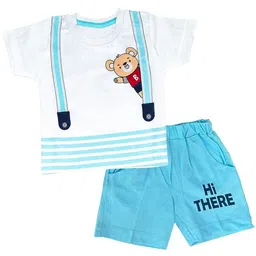 BAESD Unisex Kids Printed T-shirt with Shorts-image-31