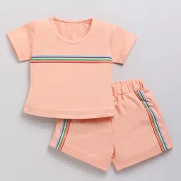 Toonyport Girls Printed T-shirt with Shorts-image-30