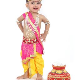 RAJ FANCY DRESSES Unisex Kids Top with Dhoti Pants-36