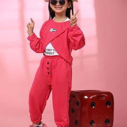Ameeha Girls Top with Trousers-image-82