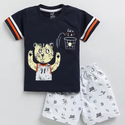 Toonyport Boys Animal Printed T-shirt with Shorts-picture-25