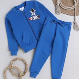 Knitting Doodles Kids Graphic Printed T-Shirt & Trousers-image-5