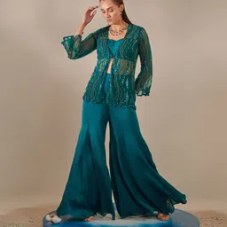ONE KNOT ONE Embroidered Co-Ords Set-picture-7