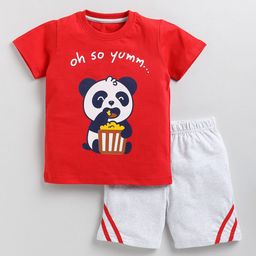 Toonyport Boys Cotton Printed T-shirt with Shorts-image-30