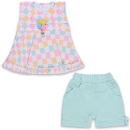 Wish Karo Girls Printed Top with Shorts-image-41