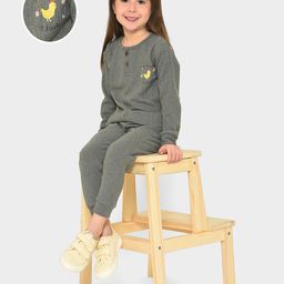 MiArcus Kids Round Neck Long Sleeve Polyester Thermal Clothing Set-36