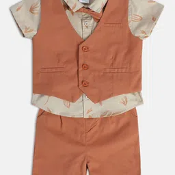 MINI KLUB Boys Cotton Shirt with Shorts-image-94