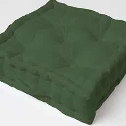 SKANDA FAB Green Pure Cotton Square-Shaped Floor Cushion-image-50
