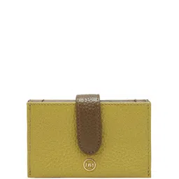 Da Milano Unisex Textured Leather Card Holder-35