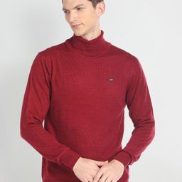 Arrow Sport Turtle Neck Acrylic Pullover-image-38