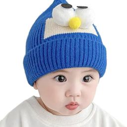 Babymoon Inafants Kids Self Designed Woollen Beanie-4