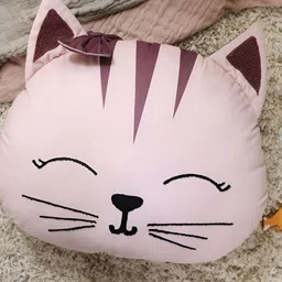 Smartsters Pink & Black Printed Purrfect Sentient Cushion-20