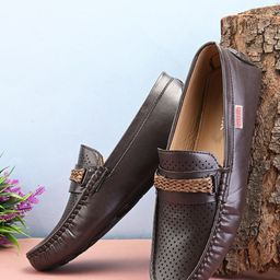 Killer Men Perforations Lightweight Horsebit Loafers-28
