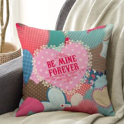 Indigifts Pink & Green Printed Square Cushions-image-43