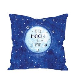 Kaameri Bazaar Blue & Red Printed Square Cushion image 3