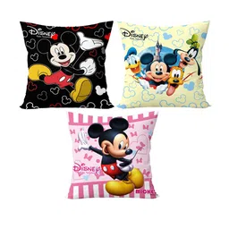 Kuber Industries Set of 3 Printed Reversible Square Floor Cushions image 4