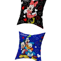 Kuber Industries Set of 2 Printed Reversible Square Floor Cushions image 2