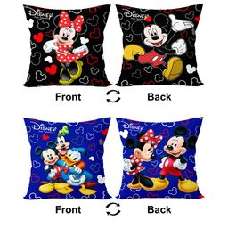 Kuber Industries Set of 2 Printed Reversible Square Floor Cushions image 4