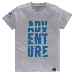 CODEZ Boys Multicoloured Typography Printed Applique T-shirt image 4