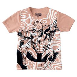 BONKIDS Boys Graphic Printed Round Neck Cotton Spider-Man T-shirt-44