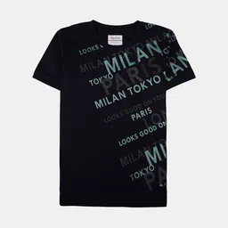 V-Mart Boys Typography Printed Cotton T-shirt-image-28