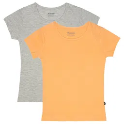 Bodycare Girls Pack Of 2 Round Neck Pure Cotton T-shirt-picture-26