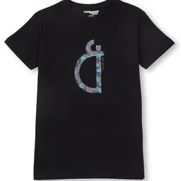 Gini and Jony Boys Typographic Printed Cotton T-shirt-picture-40