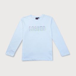 Gini and Jony Kids Boys White Full Sleeves T-shirt-image-89