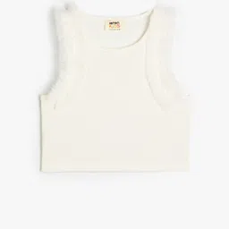 Koton Girls Regular Fit Round Neck T-shirt-image-59