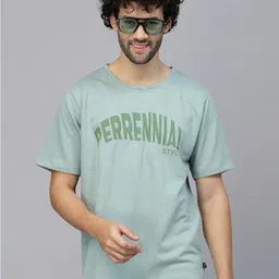 Rigo Printed Oversized Drop Shoulder Sleeves Pure Cotton Sports T-shirt-image-33
